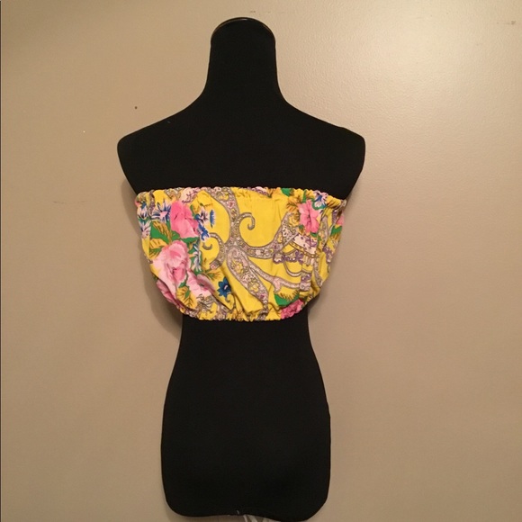 ASOS Yellow Crop Top - Picture 2 of 2